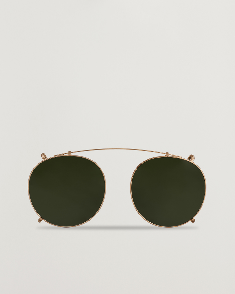 Herre | TBD Eyewear Clip-ons Gold/Bottle Green | TBD Eyewear | Clip-ons Gold/Bottle Green