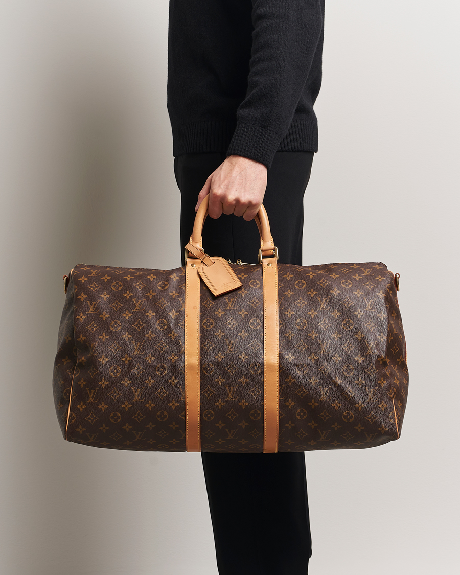 Herre | Louis Vuitton Pre-Owned Keepall Bandoulière 55 Monogram | Louis Vuitton Pre-Owned | Keepall Bandoulière 55 Monogram