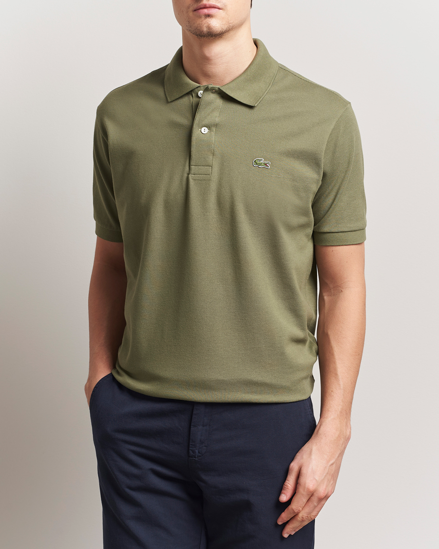 Herre | Pikéer | Lacoste | Original Polo Piké Khaki Green