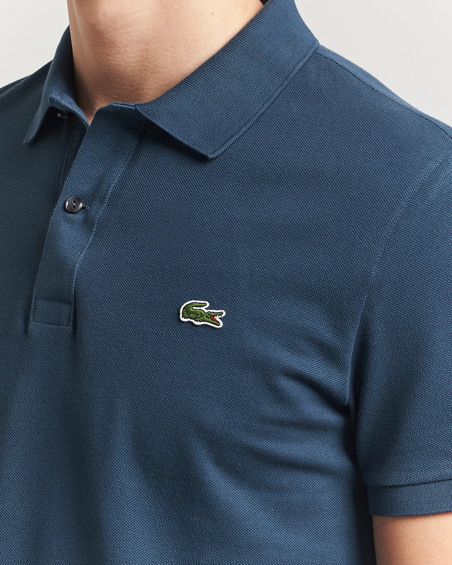 Herre | Pikéer | Lacoste | Slim Fit Polo Piké Falcon Blue