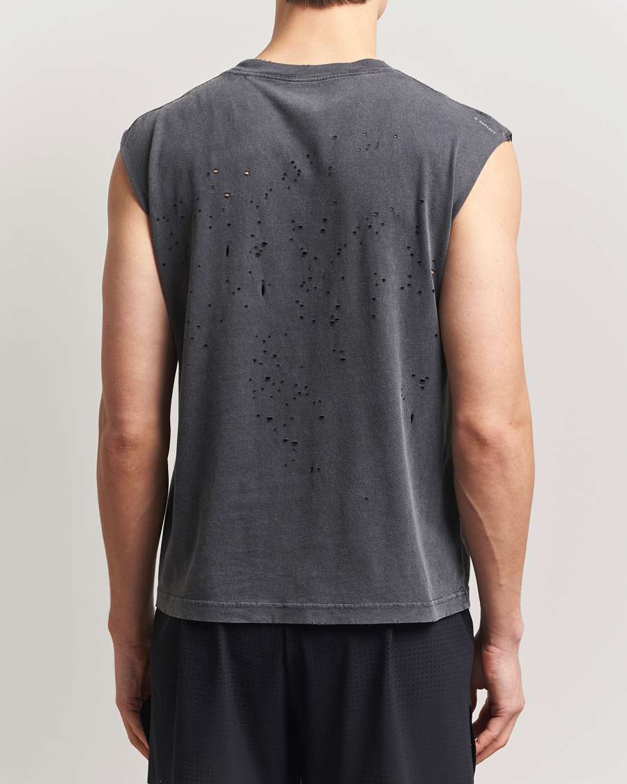 Herre | T-Shirts | Satisfy | MothTech Muscle Tee Aged Black