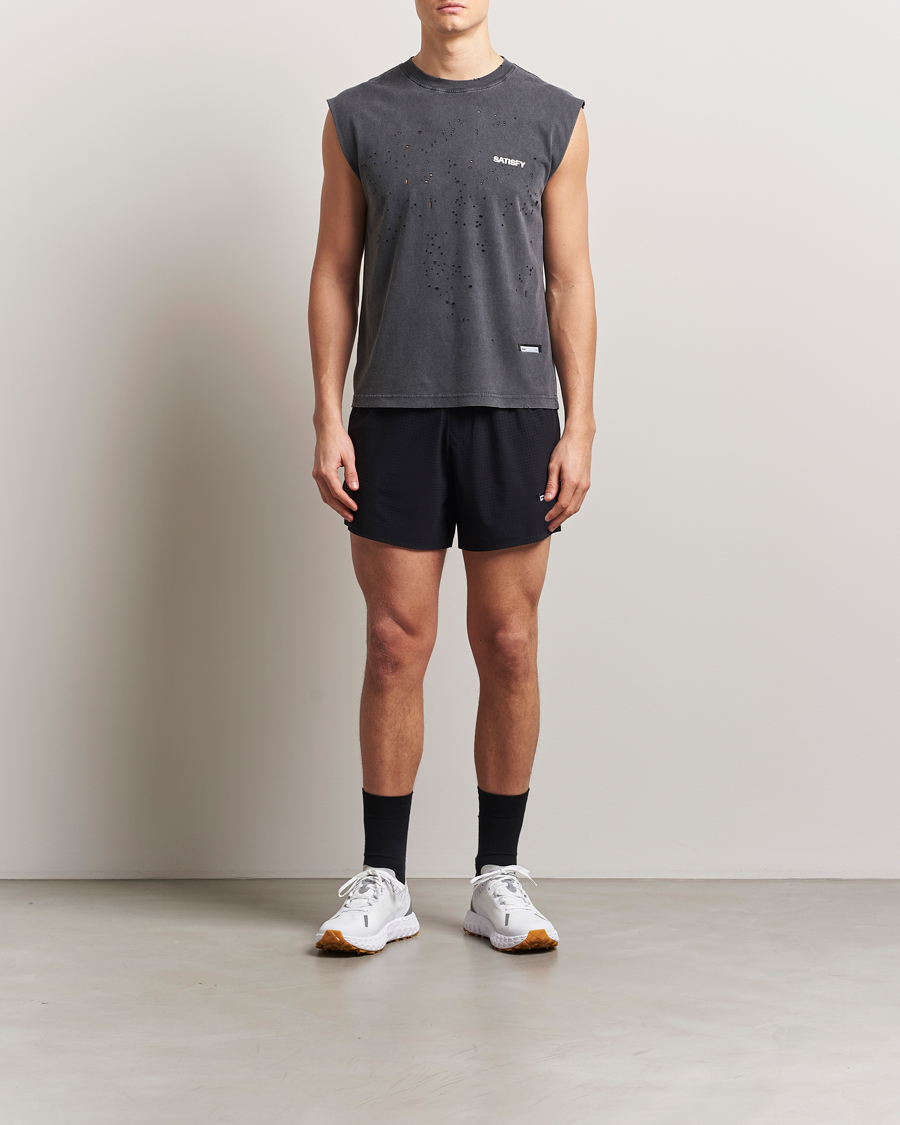 Herre | Shorts | Satisfy | Space-O 5 Inch Shorts Black