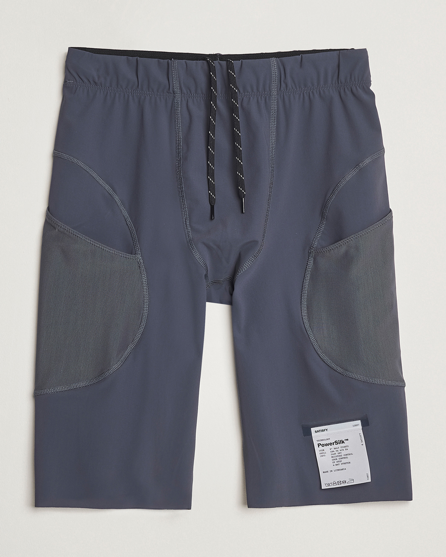Herre | Shorts | Satisfy | PowerSilk 9 Half Tights Grey
