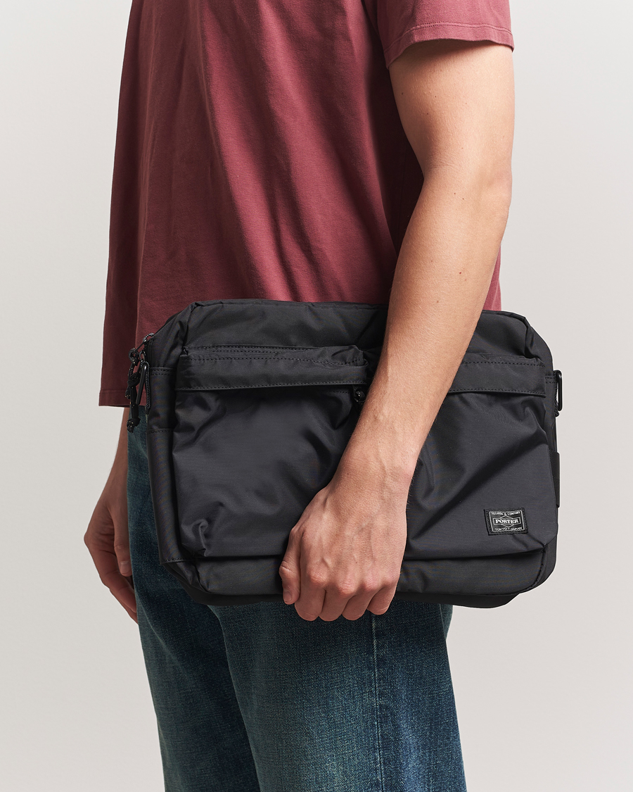 Herre | Vesker | Porter-Yoshida & Co. | Force Shoulder Bag Black