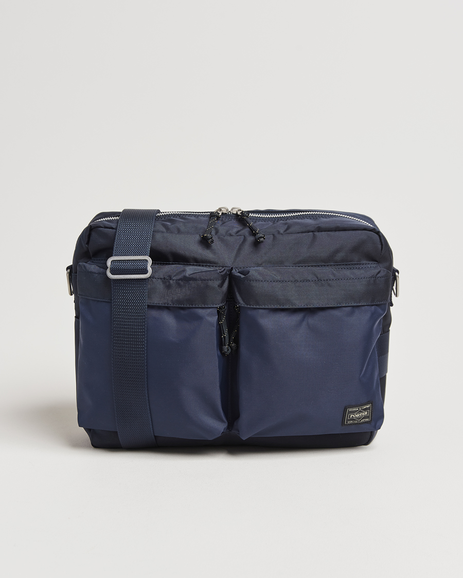 Herre | Vesker | Porter-Yoshida & Co. | Force Shoulder Bag Navy Blue