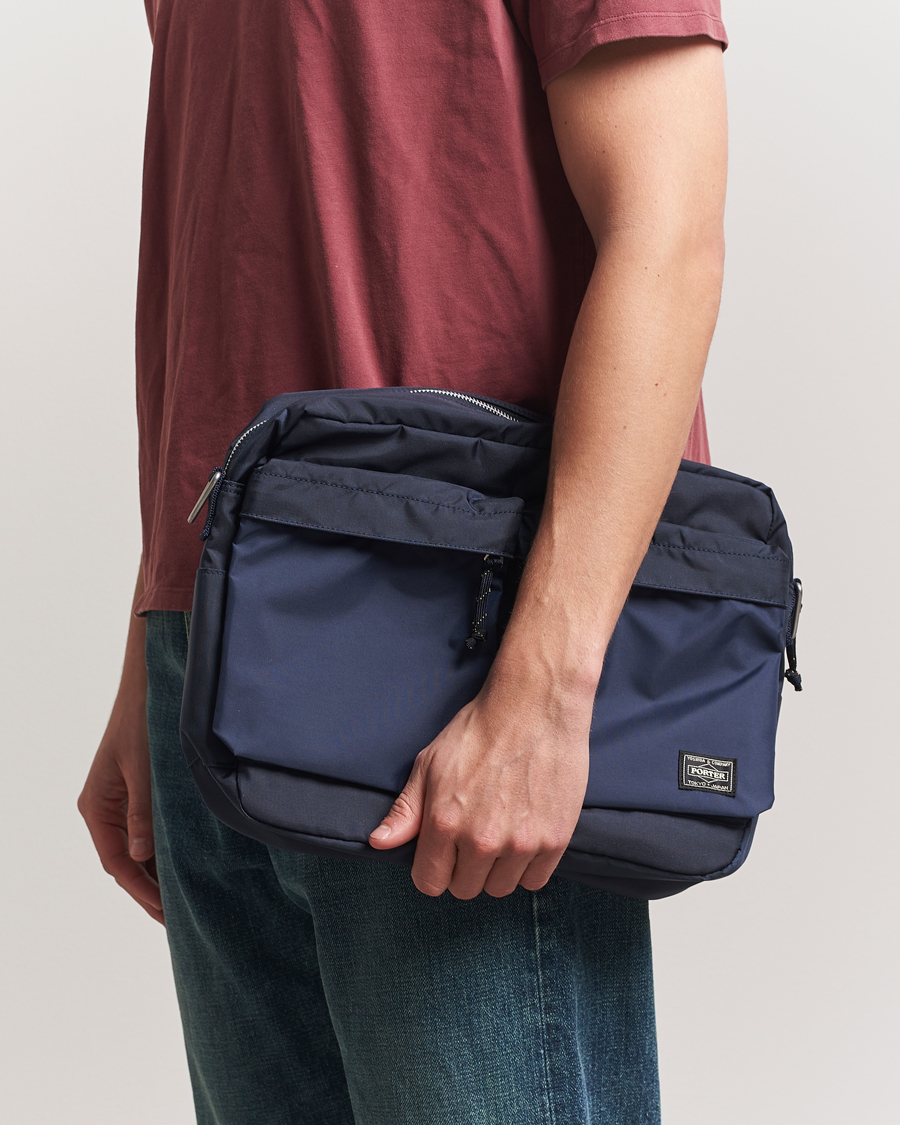 Herre | Vesker | Porter-Yoshida & Co. | Force Shoulder Bag Navy Blue