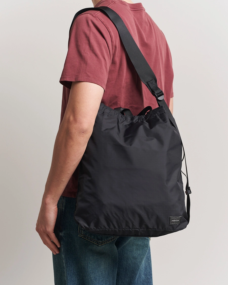 Herre | Vesker | Porter-Yoshida & Co. | Flex 2Way Shoulder Bag Black
