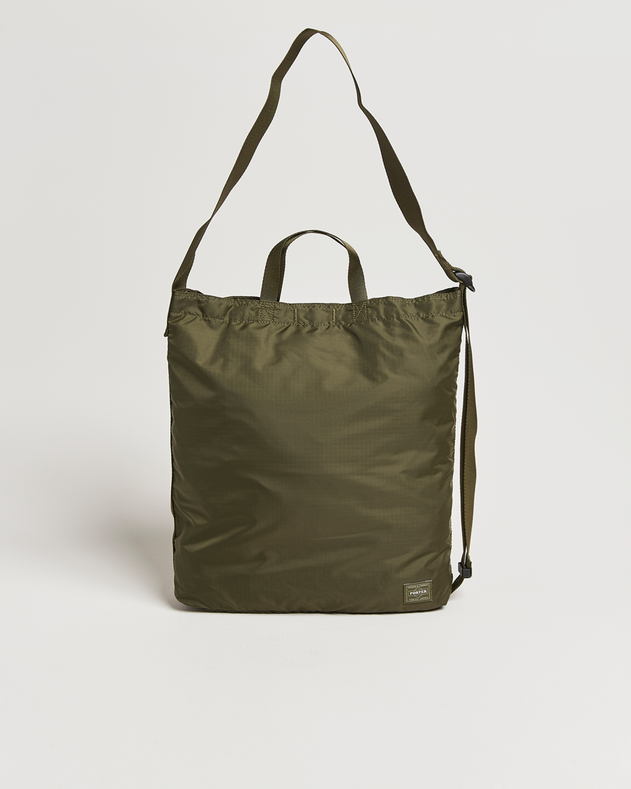 Herre | Vesker | Porter-Yoshida & Co. | Flex 2Way Shoulder Bag Olive Drab