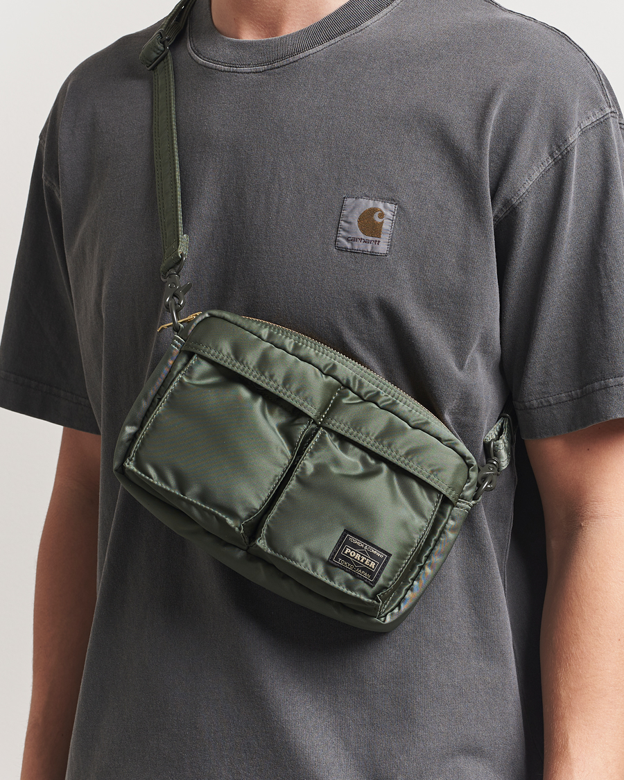 Herre | Vesker | Porter-Yoshida & Co. | New Tanker Sling Bag Sage Green