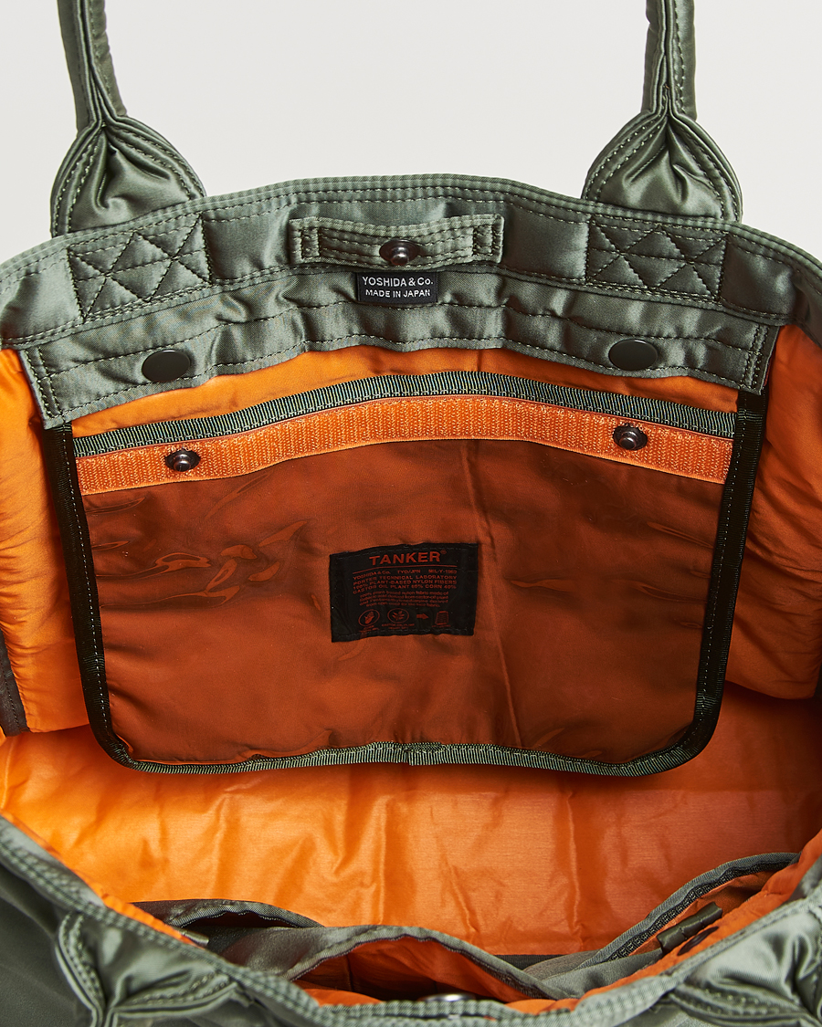 Herre | Vesker | Porter-Yoshida & Co. | New Tanker Tote Bag Sage Green