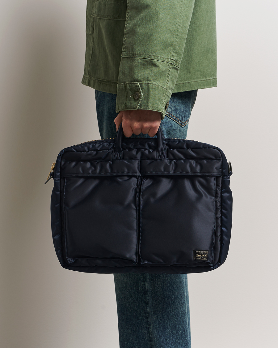 Herre | Vesker | Porter-Yoshida & Co. | Porter-Yoshida & Co.Tanker 2Way Document BagNavy