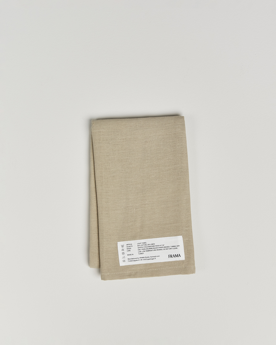 Herre | Frama Light Hand Towel 50x80cm Sage Green | Frama | Light Hand Towel 50x80cm Sage Green