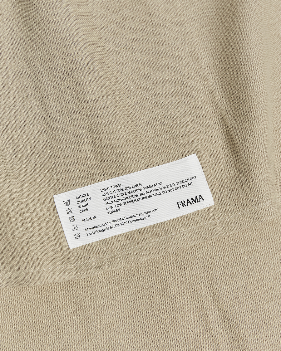 Herre | Frama Light Hand Towel 50x80cm Sage Green | Frama | Light Hand Towel 50x80cm Sage Green