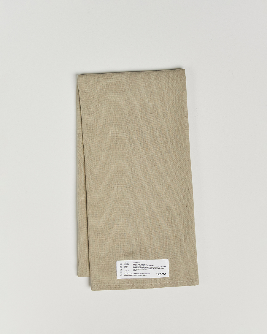 Herre | Tekstiler | Frama | Light Bath Towel 70X140cm Sage Green