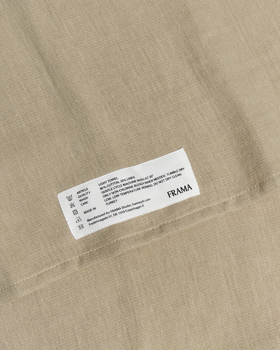 Herre | Tekstiler | Frama | Light Bath Towel 70X140cm Sage Green