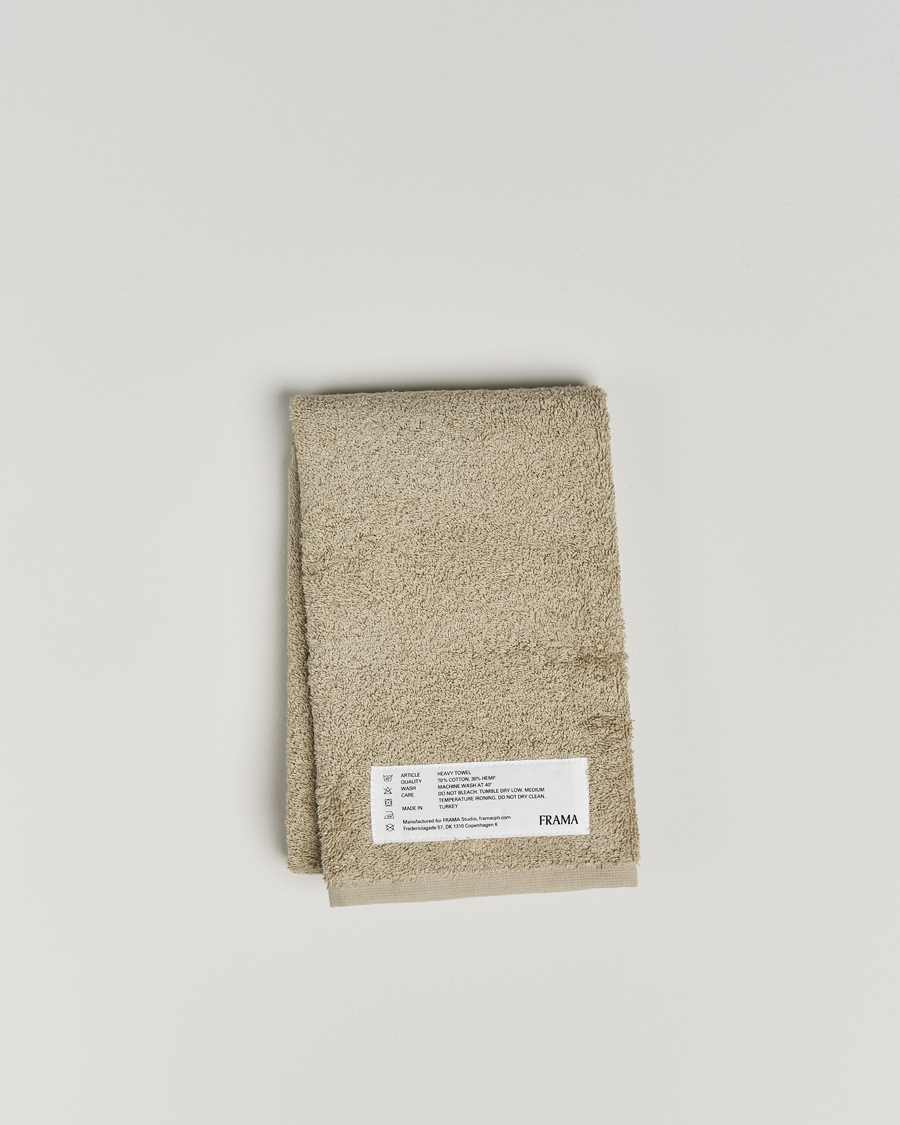 Herre | Tekstiler | Frama | Heavy Hand Towel 50x80cm Sage Green