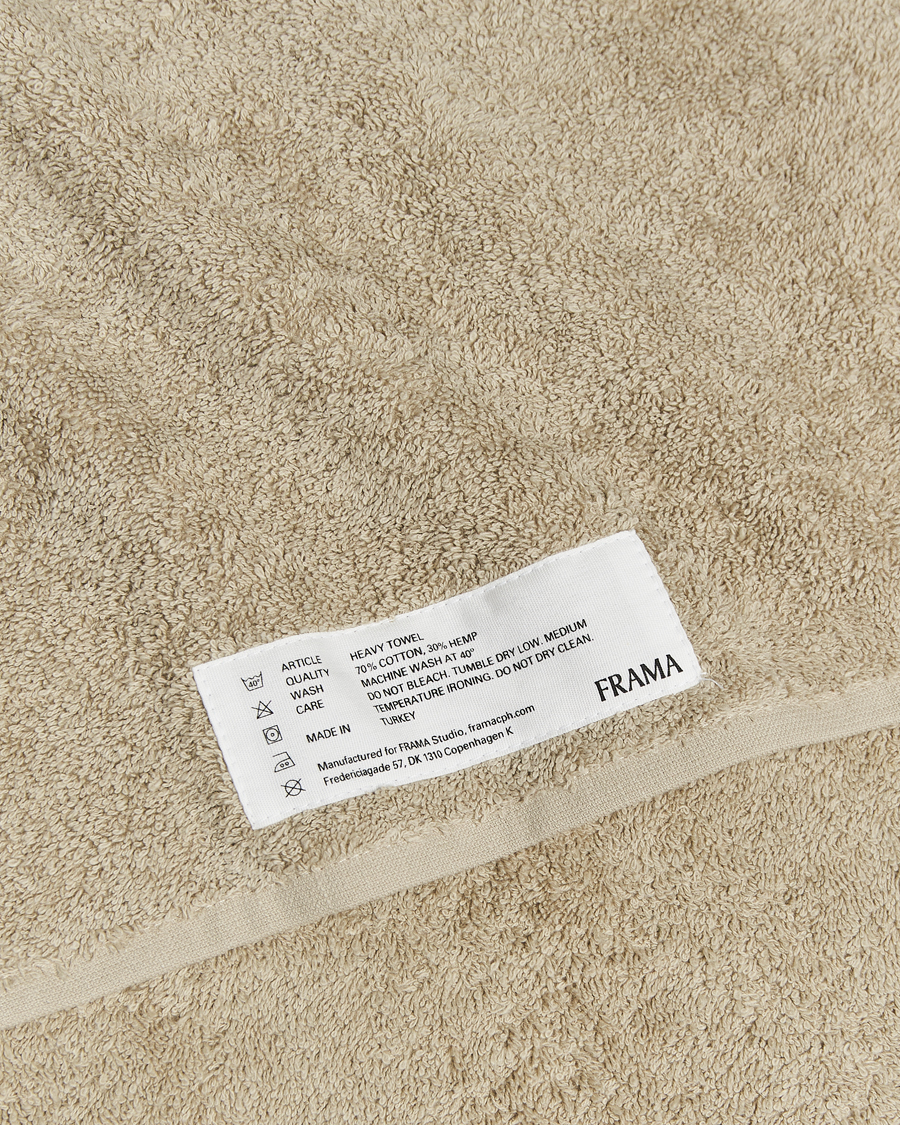 Herre | Tekstiler | Frama | Heavy Bath Towel 70x140cm Sage Green