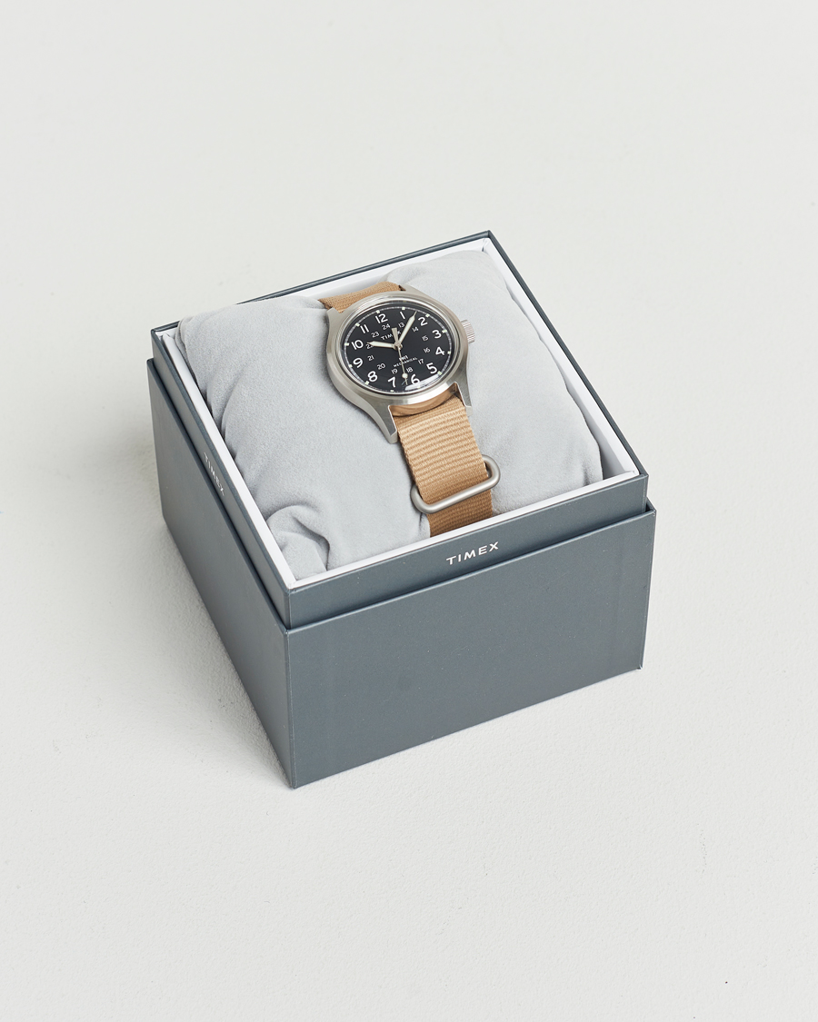 Herre | Timex MK1 Hand Wind 36mm Tan Black Dial | Timex | MK1 Hand Wind 36mm Tan Black Dial