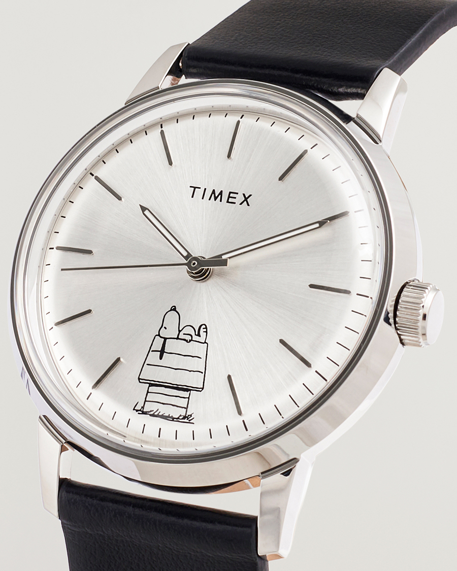 Herre | Timex Timex X Peanuts Automatic Snoopy 40mm Silver Dial | Timex | X Peanuts Automatic Snoopy 40mm Silver Dial