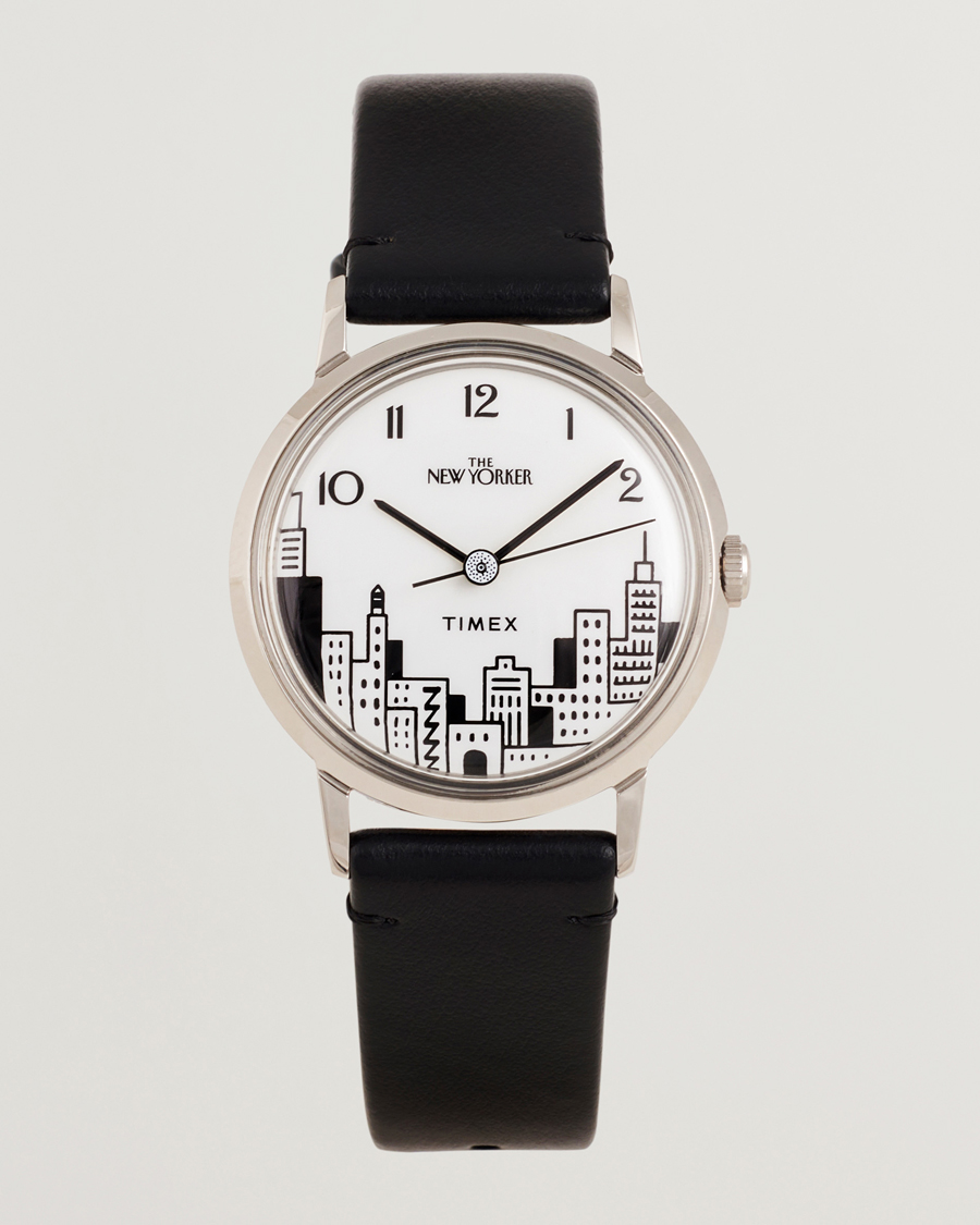 Herre | Timex Timex X New Yorker Marlin Hand Wind 34mm White Dial | Timex | X New Yorker Marlin Hand Wind 34mm White Dial