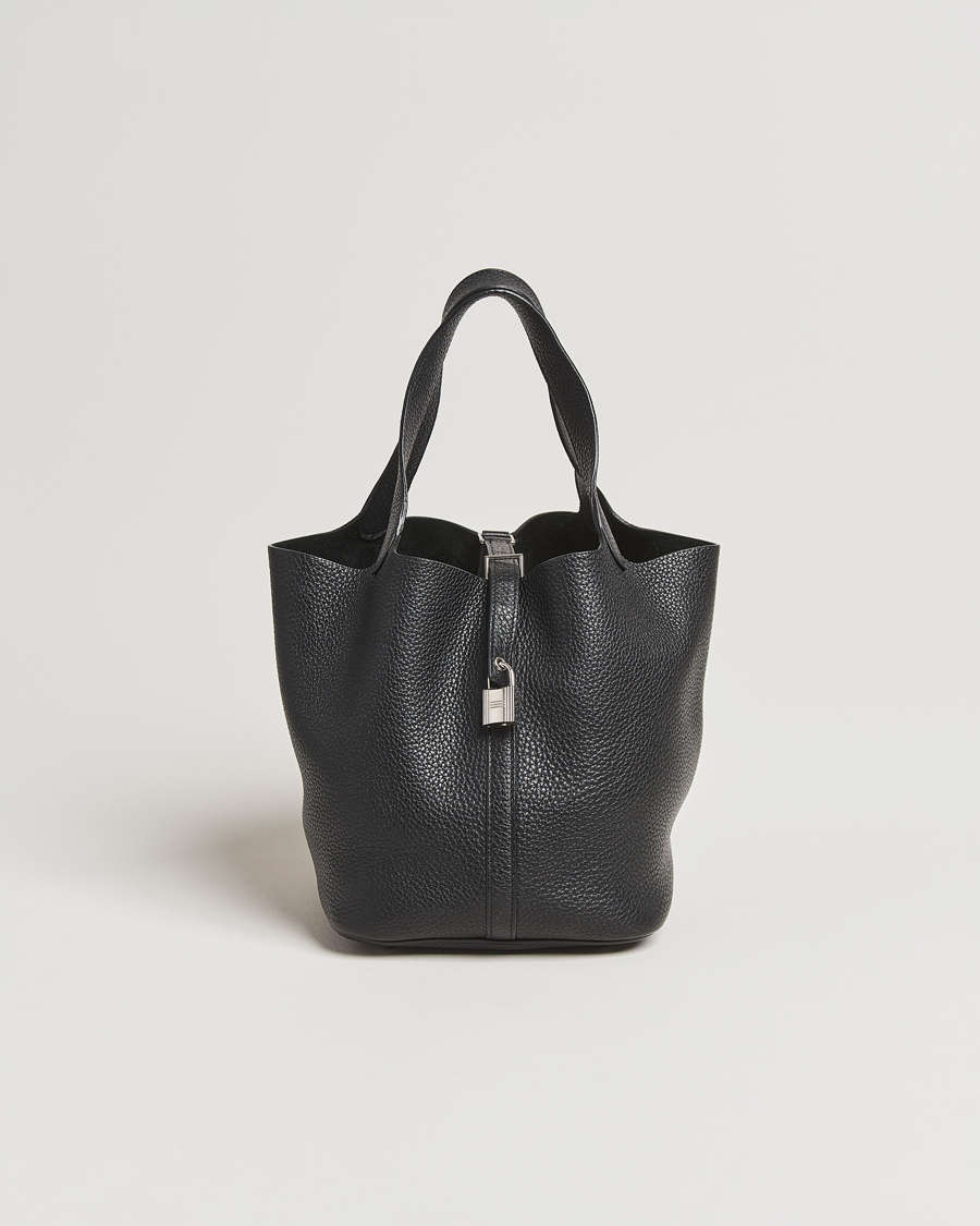 Herre | Gifts for Her | Hermès Pre-Owned | Picotin Lock 22 Taurillon Clemence Leather Black