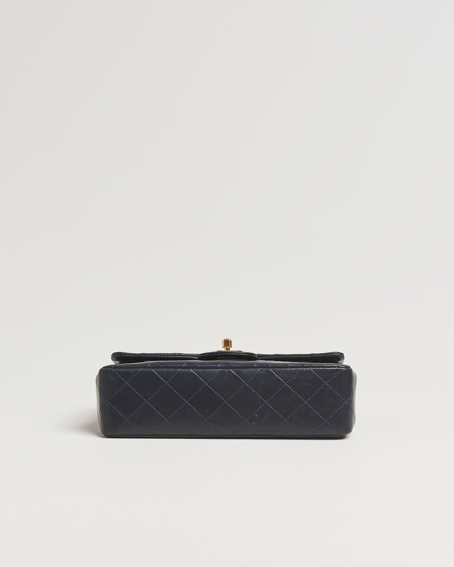 Herre | Gifts for Her | Chanel Pre-Owned | Classic Small Double Flap Bag Lambskin Navy