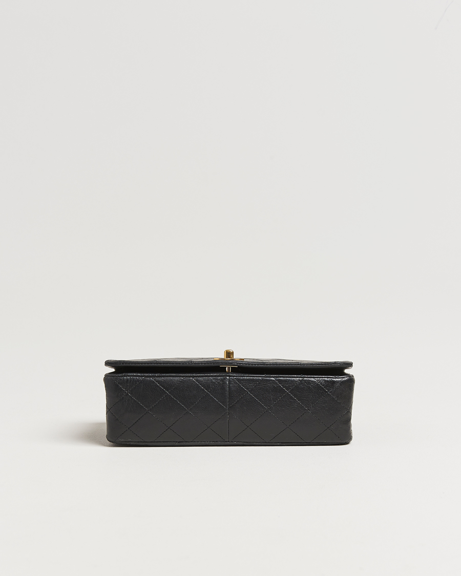 Herre | Chanel Pre-Owned Classic Single Flap Bag Lambskin Black | Chanel Pre-Owned | Classic Single Flap Bag Lambskin Black