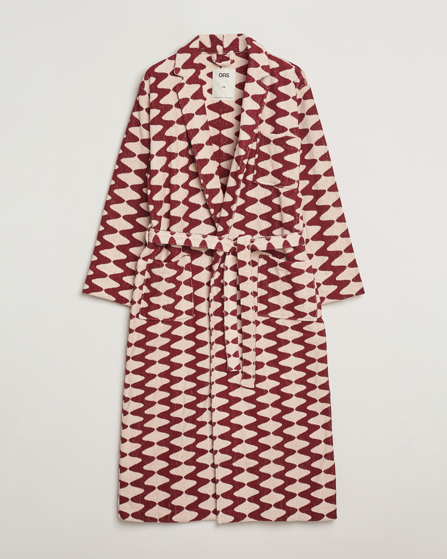 Herre | Pyjamaser og badekåper | OAS | Forest Waver Long Robe Big Lauda