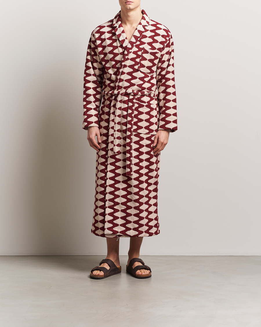 Herre | Pyjamaser og badekåper | OAS | Forest Waver Long Robe Big Lauda