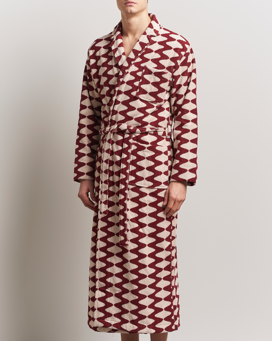 Herre | Pyjamaser og badekåper | OAS | Forest Waver Long Robe Big Lauda