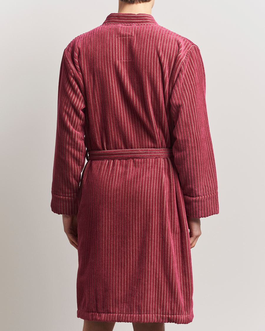 Herre | OAS Striped Velour Robe Botanico | OAS | Striped Velour Robe Botanico