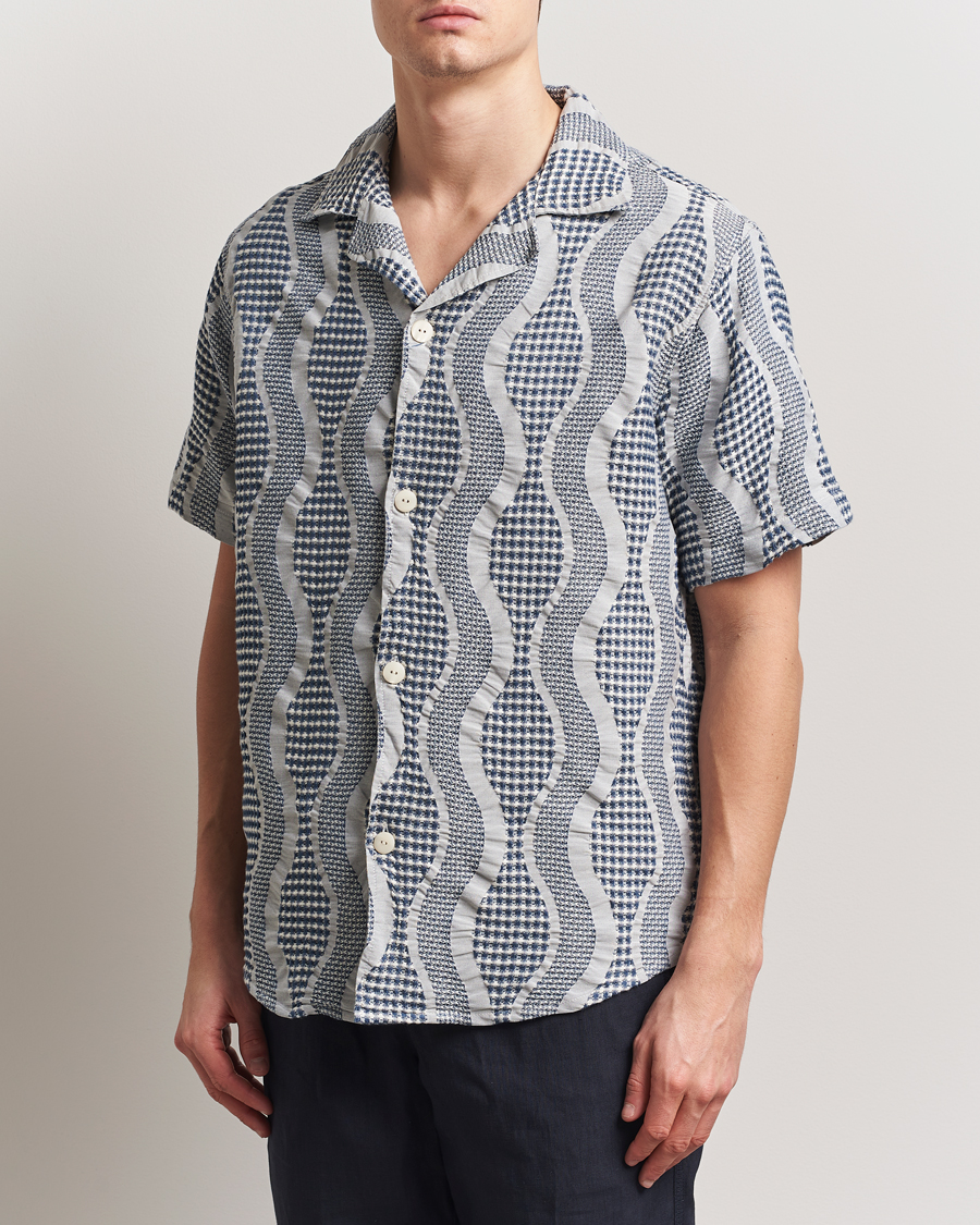 Herre | Skjorter | OAS | Cuba Waffle Shirt Coma