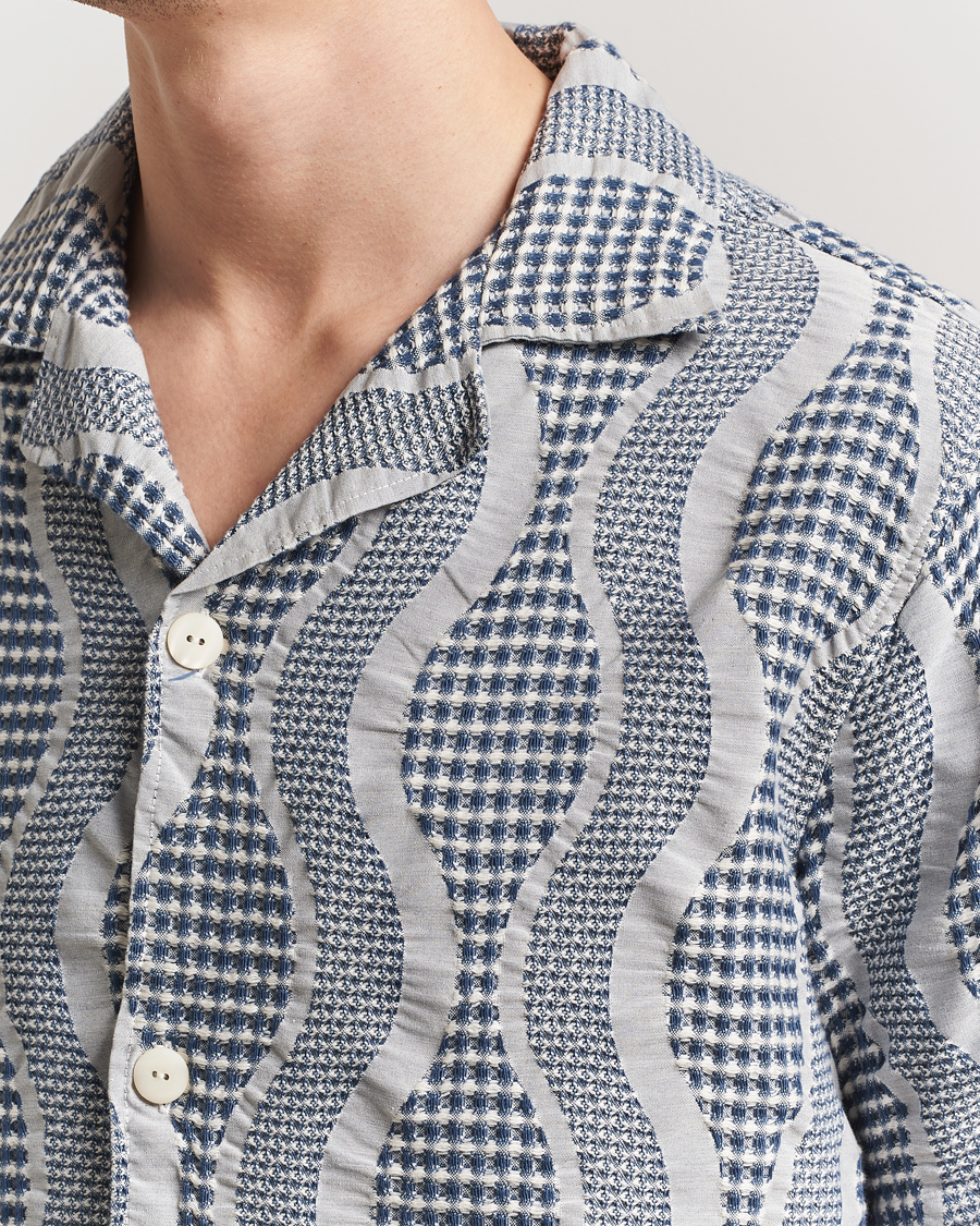 Herre | Skjorter | OAS | Cuba Waffle Shirt Coma