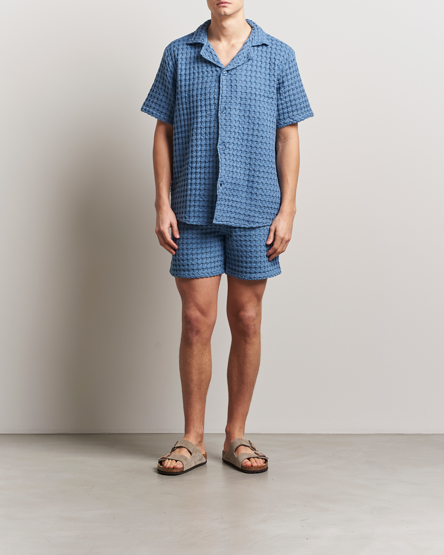 Herre | Skjorter | OAS | Cuba Waffle Shirt Coronet