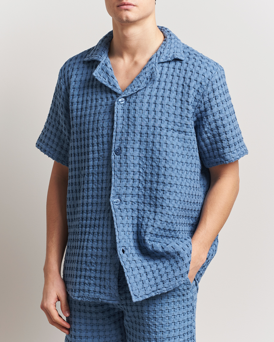 Herre | Skjorter | OAS | Cuba Waffle Shirt Coronet
