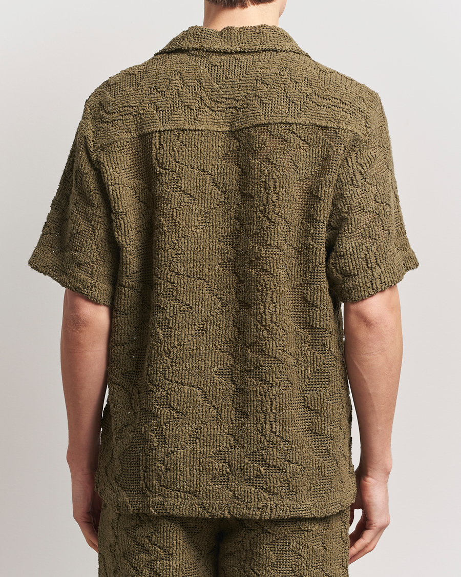 Herre | Skjorter | OAS | Cuba Crochet Shirt Pine Verve