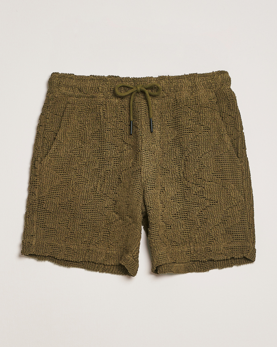 Herre | Shorts | OAS | Cuba Crochet Shorts Pine Verve