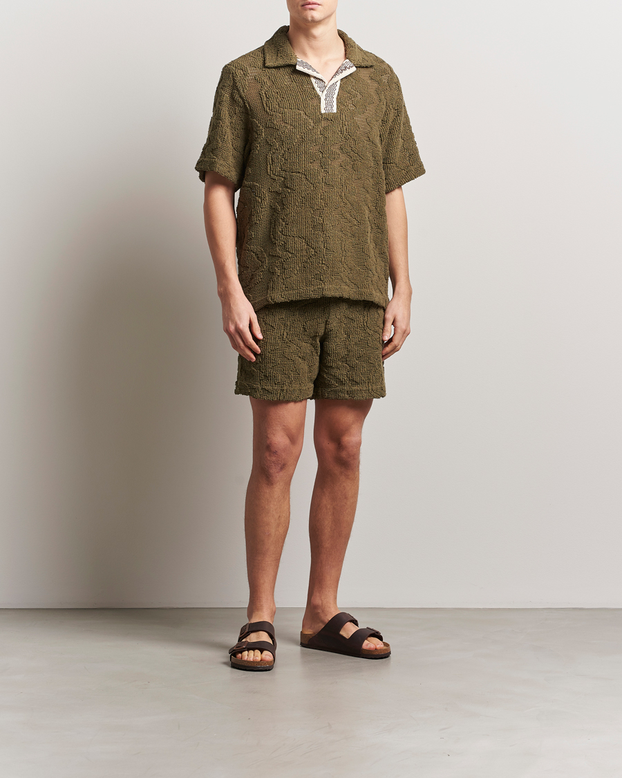Herre | Shorts | OAS | Cuba Crochet Shorts Pine Verve