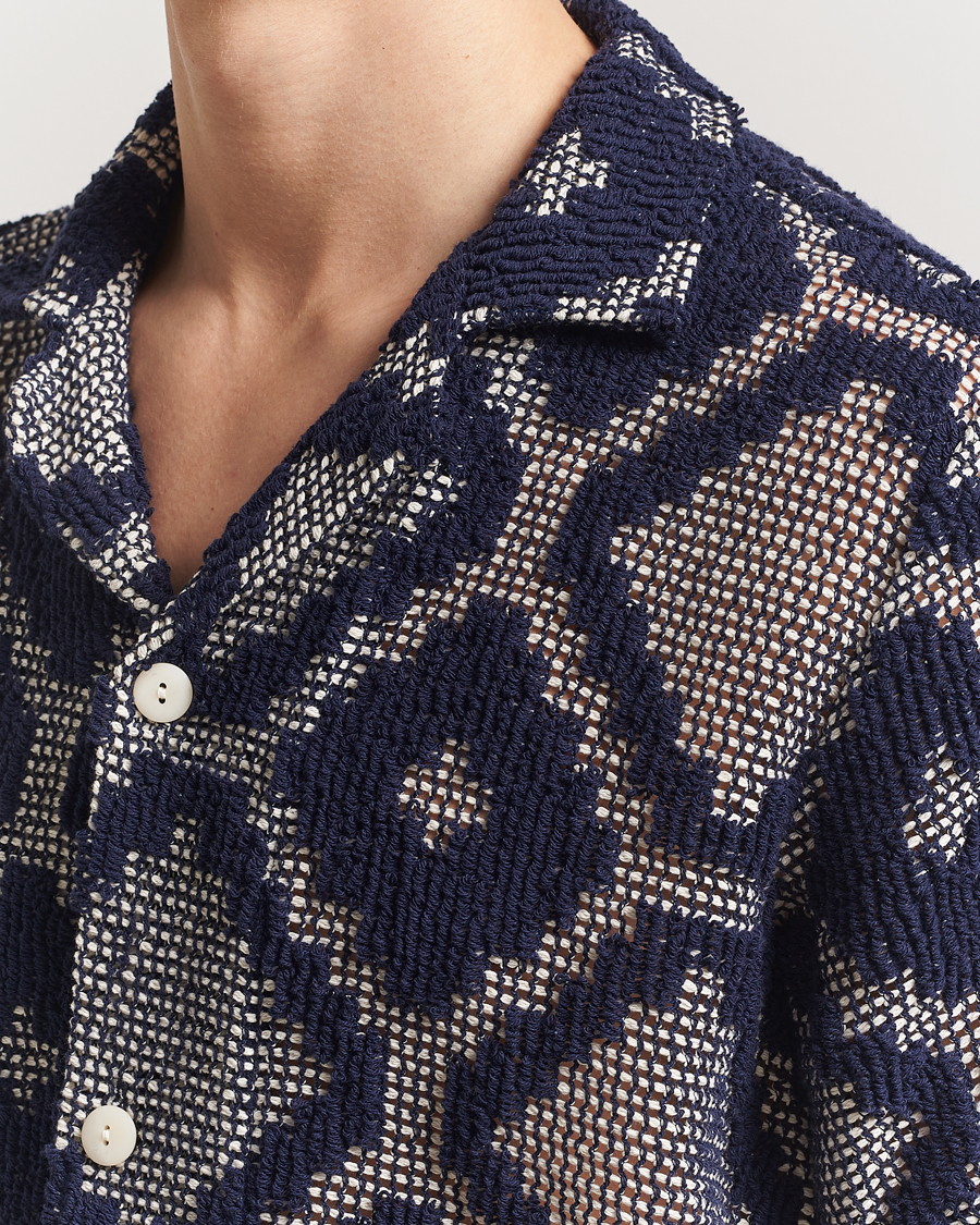 Herre | Skjorter | OAS | Cuba Crochet Shirt Trastevere