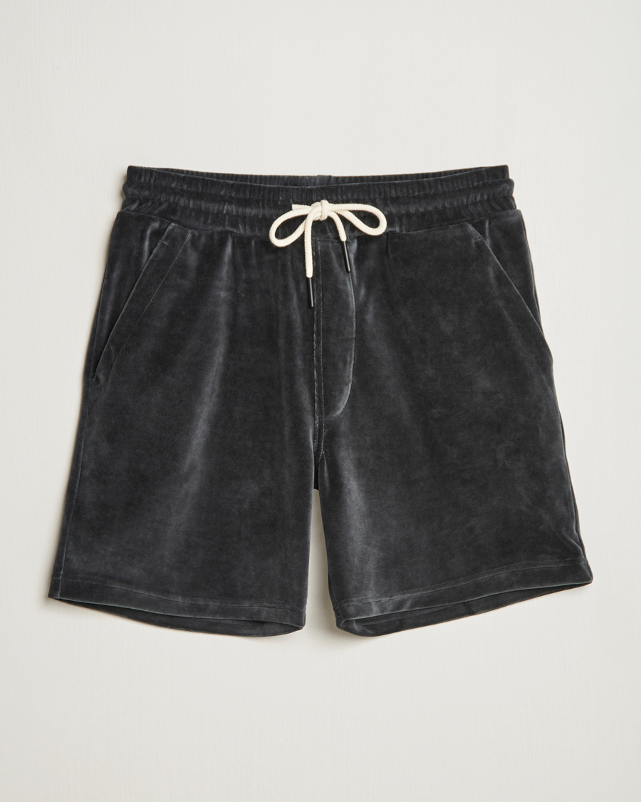 Herre | Shorts | OAS | Velour Shorts Nearly Black
