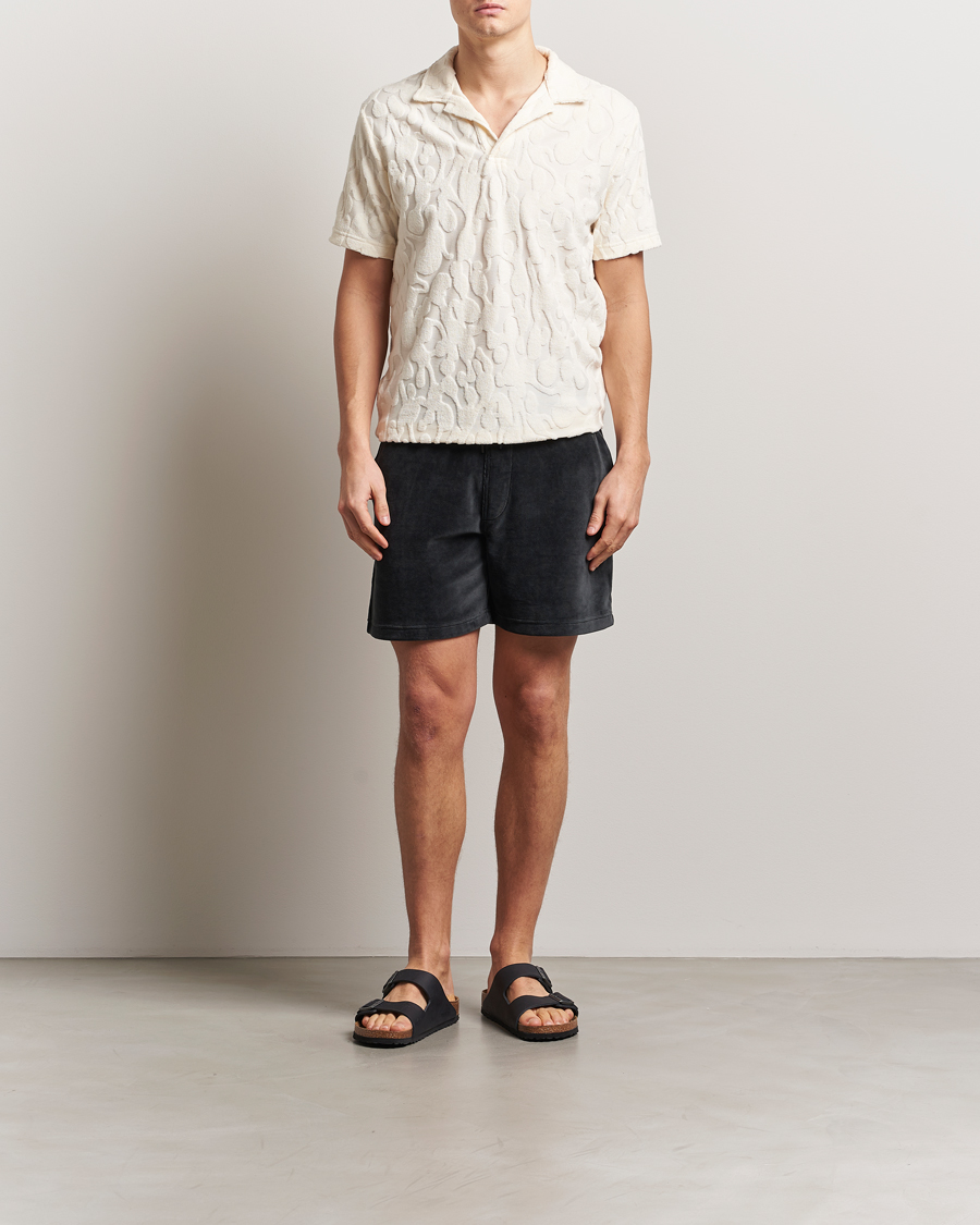Herre | Shorts | OAS | Velour Shorts Nearly Black