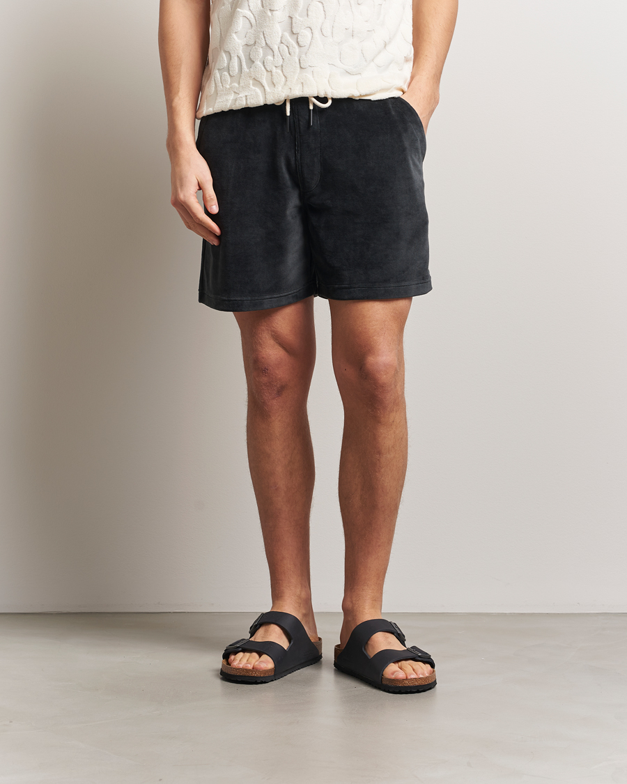 Herre | Shorts | OAS | Velour Shorts Nearly Black