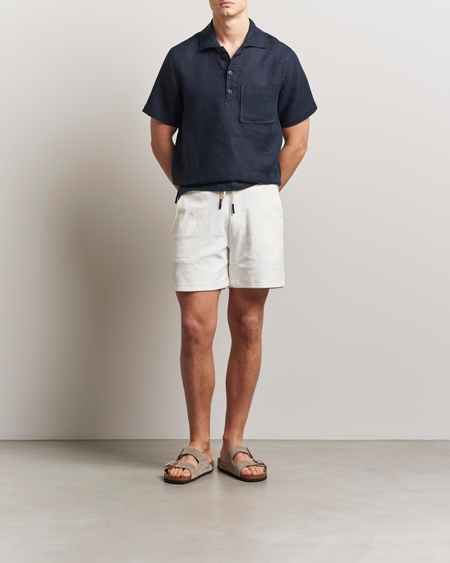 Herre | Skjorter | OAS | Cuba Linen Shirt Dark Navy