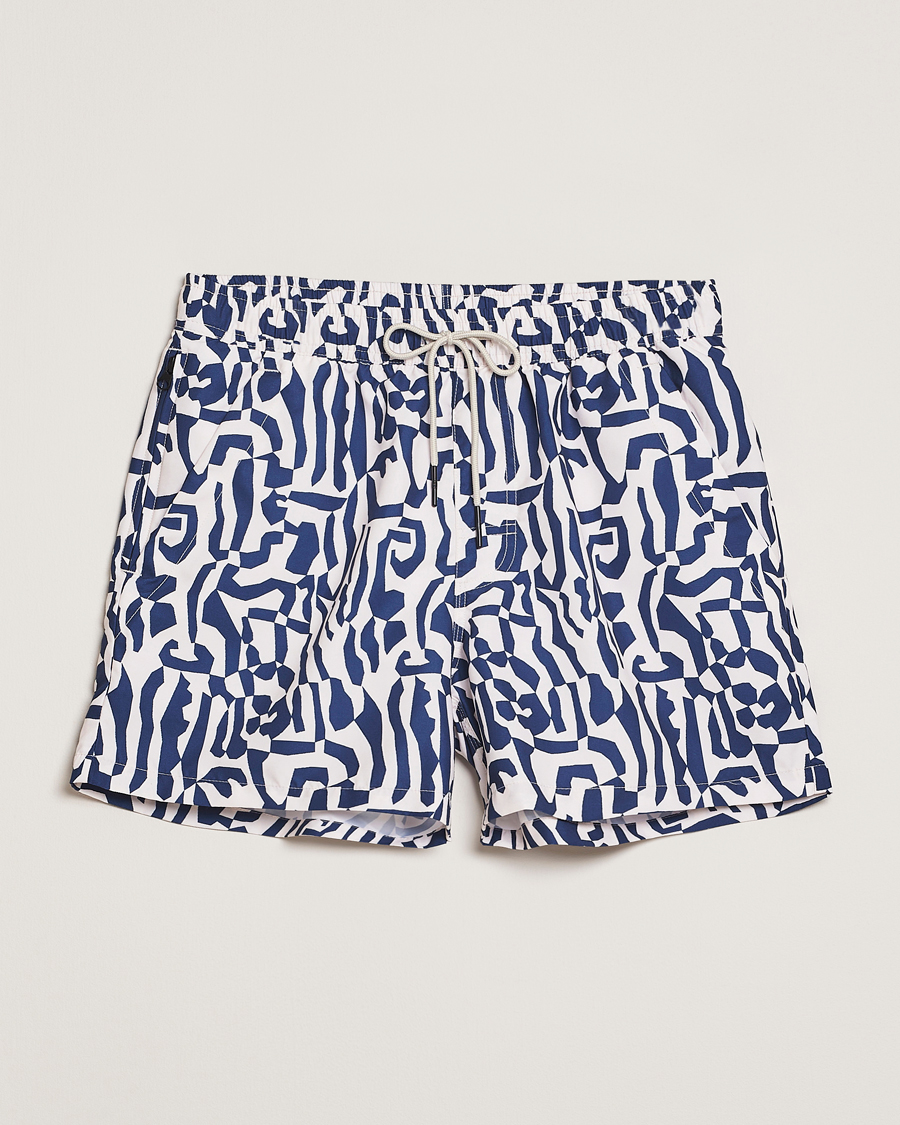 Herre | Badeshorts | OAS | Printed Swimshorts Marbling
