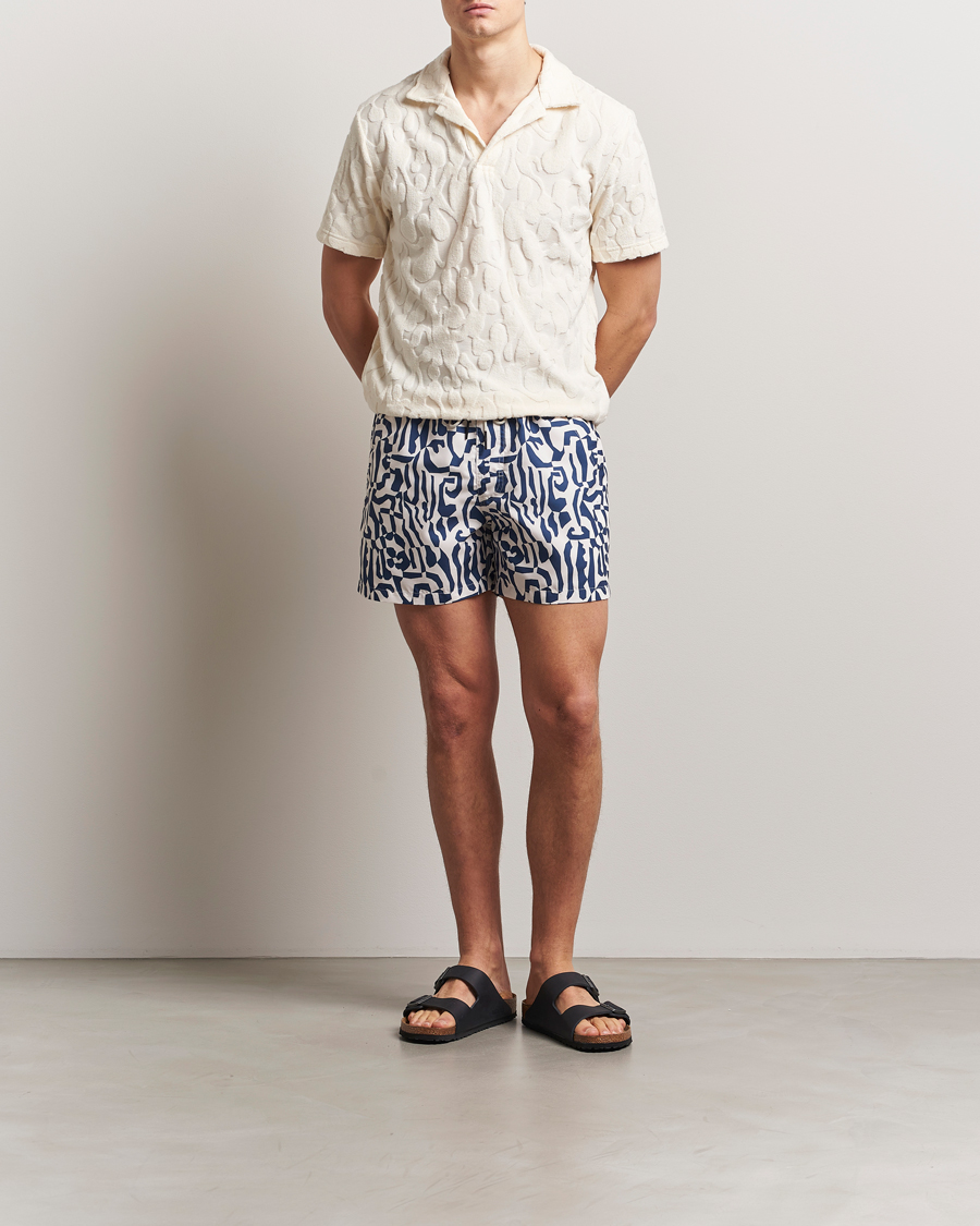 Herre | Badeshorts | OAS | Printed Swimshorts Marbling