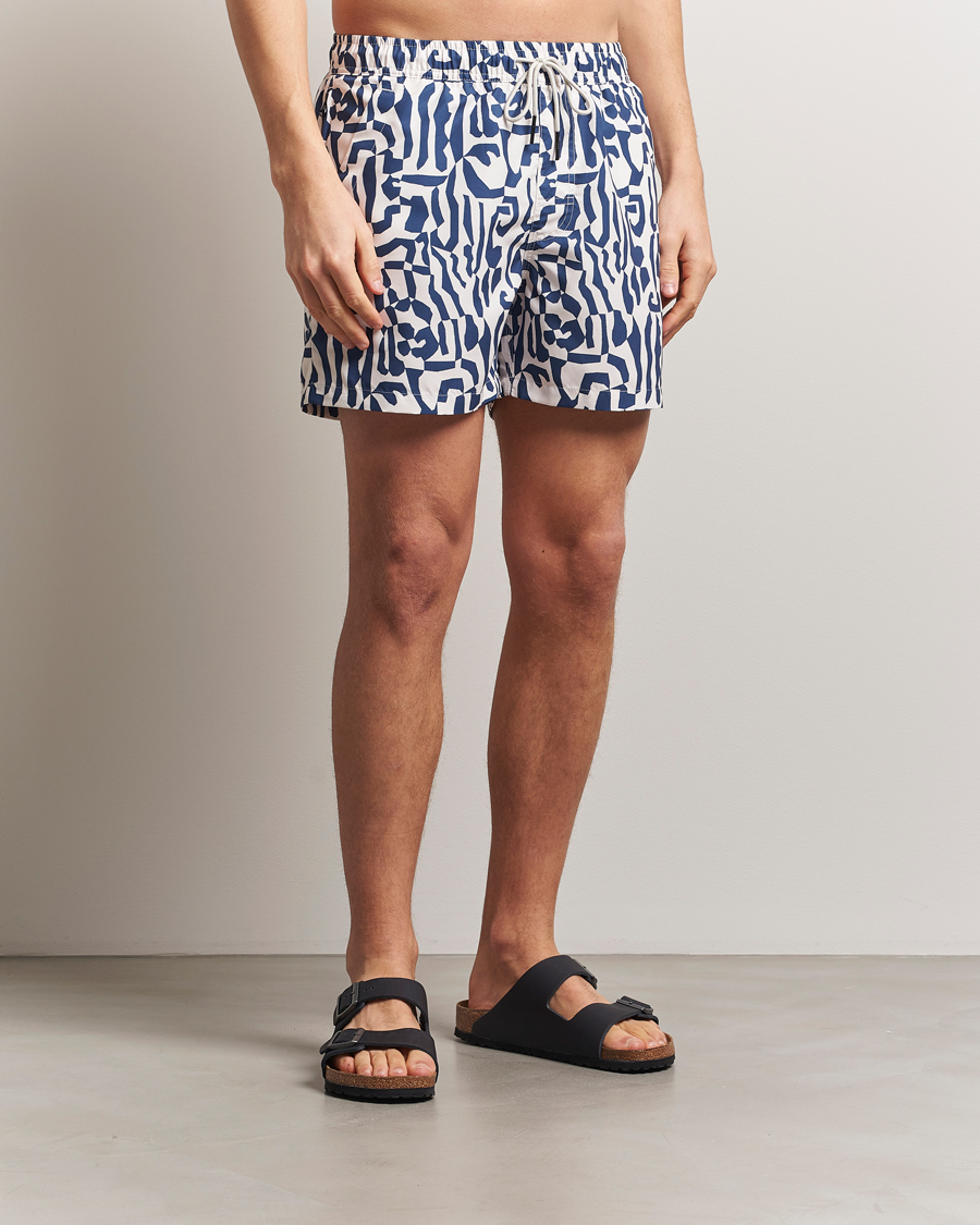 Herre | Badeshorts | OAS | Printed Swimshorts Marbling