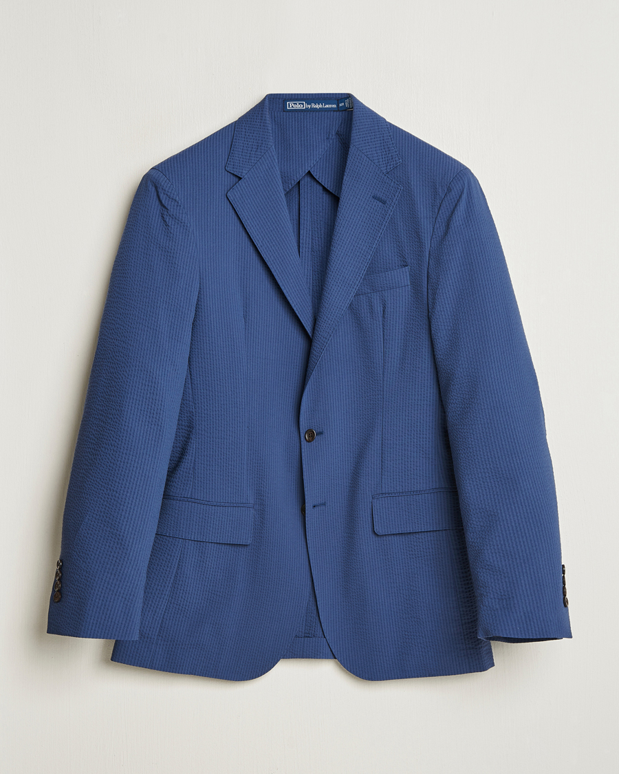 Herre | Dressjakker | Polo Ralph Lauren | Linen Sportcoat Blue Sea