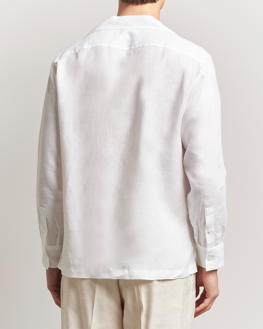 Herre | Skjorter | Lardini | Paul Linen Resort Shirt White