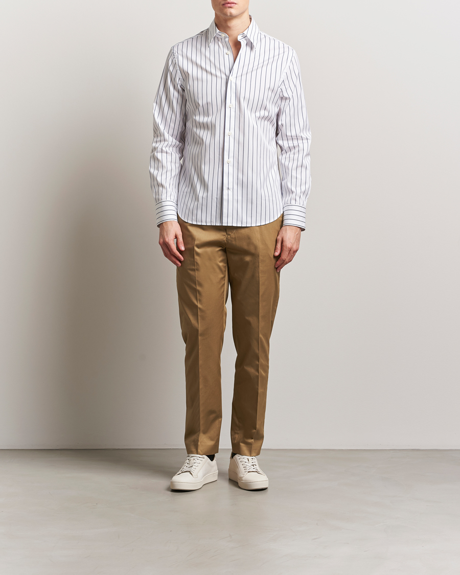 Herre | Bukser | Tiger of Sweden | Tannen Cotton Drawstring Trousers Beige