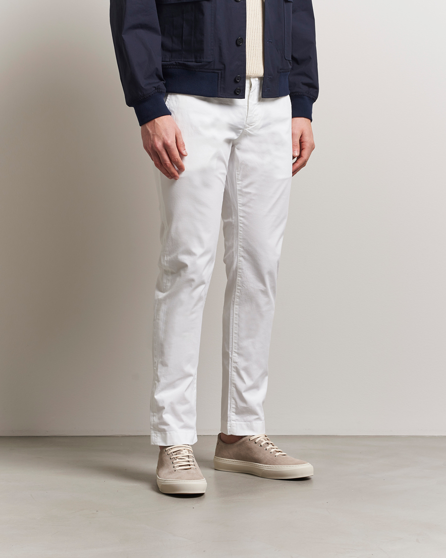 Herre | Bukser | Jacob Cohën | Bobby Cotton Gabardine Chinos White